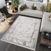 SAHARA Modern mintás vintage szőnyeg világos bézs színű  és szürke  Szélesség: 200 cm | Hossz: 300 cm