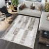 SAHARA Modern vintage szőnyeg geometrikus mintákkal a barna árnyalataiban Szélesség: 120 cm | Hossz: 170 cm