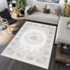 SAHARA Modern vintage szőnyeg krémszínű mintával Szélesség: 160 cm | Hossz: 230 cm