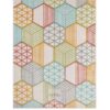 Színes szőnyeg geometrikus mintákkal Szélesség: 120 cm | Hossz: 160 cm