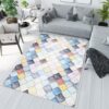 TOSCANA Modern szőnyeg színes mintával Szélesség: 120 cm | Hossz: 170 cm