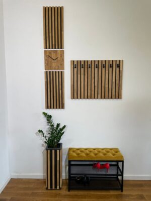 Tölgyfa lécóra 155 x 30 cm