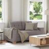 Tópszínű szövet loveseat kanapé 120 cm