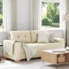 Vászon loveseat kanapé 140 cm