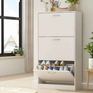 Pepita Cipőszekrény 3 nyitható fiókkal - Fehér