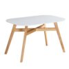 CYRUS fehér mdf étkezőasztal 120cm