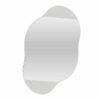 Hanah Home Bathroom Cabinet White Cloud Storage Bathroom Wall Mir...