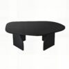 Hanah Home Coffee Table Black Rock - Fekete
