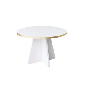 Hanah Home Coffee Table Gold White Mushroom - Gold