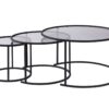 Hanah Home Coffee Table Set Black Grey Aurum - 80