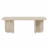 Hanah Home Coffee Table Travertine Akira - Travertine
