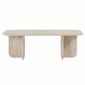 Hanah Home Coffee Table Travertine Akira - Travertine