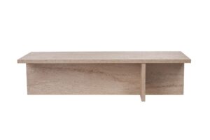 Hanah Home Coffee Table Travertine Harbor - Travertine
