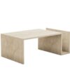 Hanah Home Coffee Table Travertine Memo - Travertine