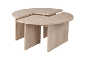 Hanah Home Coffee Table Travertine Moira - Travertine