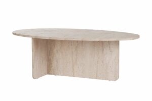 Hanah Home Coffee Table Travertine Orba - Travertine