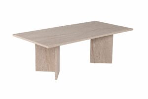 Hanah Home Coffee Table Travertine Sabin - Travertine