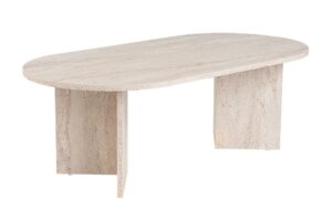 Hanah Home Coffee Table Travertine Sable - Travertine