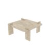 Hanah Home Coffee Table Travertine Woog - Travertine