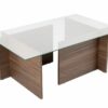Hanah Home Coffee Table Walnut Vetrino - Venezia Walnut