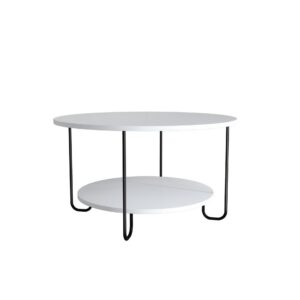 Hanah Home Coffee Table White Corro Coffee Table - White