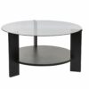 Hanah Home Coffee Table Wood Black Fume Clara - Wood Black