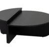 Hanah Home Coffee Table Wood Black Orion - Wood Black