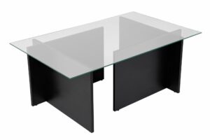 Hanah Home Coffee Table Wood Black Vetrino - Wood Black