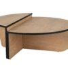 Hanah Home Dohányzóasztal Honey Oak Black Orion - Méz tölgy