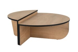 Hanah Home Dohányzóasztal Honey Oak Black Orion - Méz tölgy