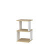 Hanah Home Éjjeliszekrény Oak White Carter - Tölgy
