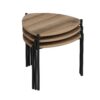 Hanah Home Fészekasztal (3 részes) Walnut Lenny - dió
