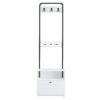 Hanah Home Hall Stand White Black Tina