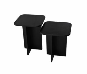 Hanah Home Kisasztal Szett Black Blues Szett - Fekete