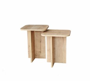 Hanah Home Kisasztal szett Oak Blues Set - Sapphire Oak