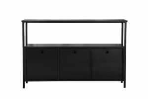 Hanah Home Konzol Fekete fa Black Solace - Fekete fa