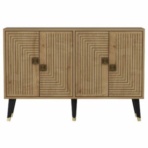 Hanah Home Konzol Sapphire Oak Gold Ahart - Sapphire Oak