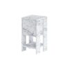 Hanah Home Nightstand Carrara Marble Ema - Carrara Marble