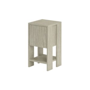 Hanah Home Nightstand Travertine Ema - Travertine