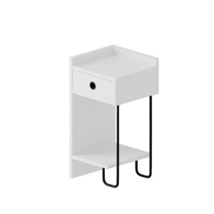 Hanah Home Nightstand White Sirius Left - White v2