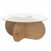 Hanah Home Sapphire Oak Dohányzóasztal Átlátszó Aeris - Zafír Töl...