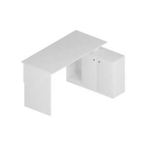 Hanah Home Study Desk White Basak Calisma Masası - White