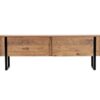 Hanah Home TV Stand Atlantic Pine Black Serenity - Atlantic Pine