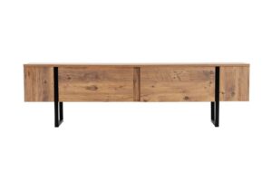 Hanah Home TV Stand Atlantic Pine Black Serenity - Atlantic Pine