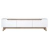 Hanah Home TV Stand White Walnut D1 - 2472