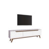 Hanah Home TV Stand White Walnut D1 - 794