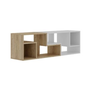 Hanah Home TV állvány Sapphire Oak White Glis - Sapphire Oak