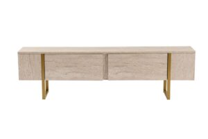 Hanah Home TV-állvány Travertine Gold Serenity - Travertin