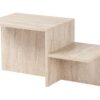 Hanah Home Travertine Harmony Dohányzóasztal - Travertine