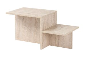 Hanah Home Travertine Harmony Dohányzóasztal - Travertine